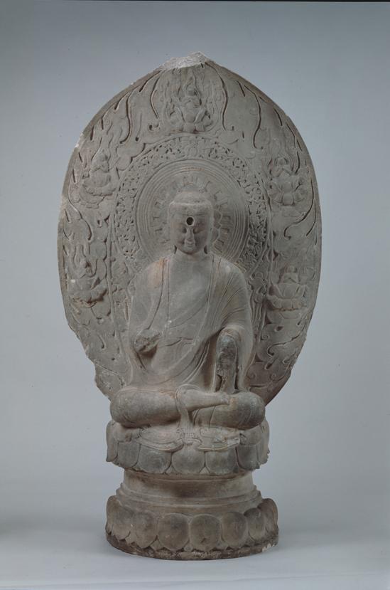 释迦牟尼佛石像（北齐）