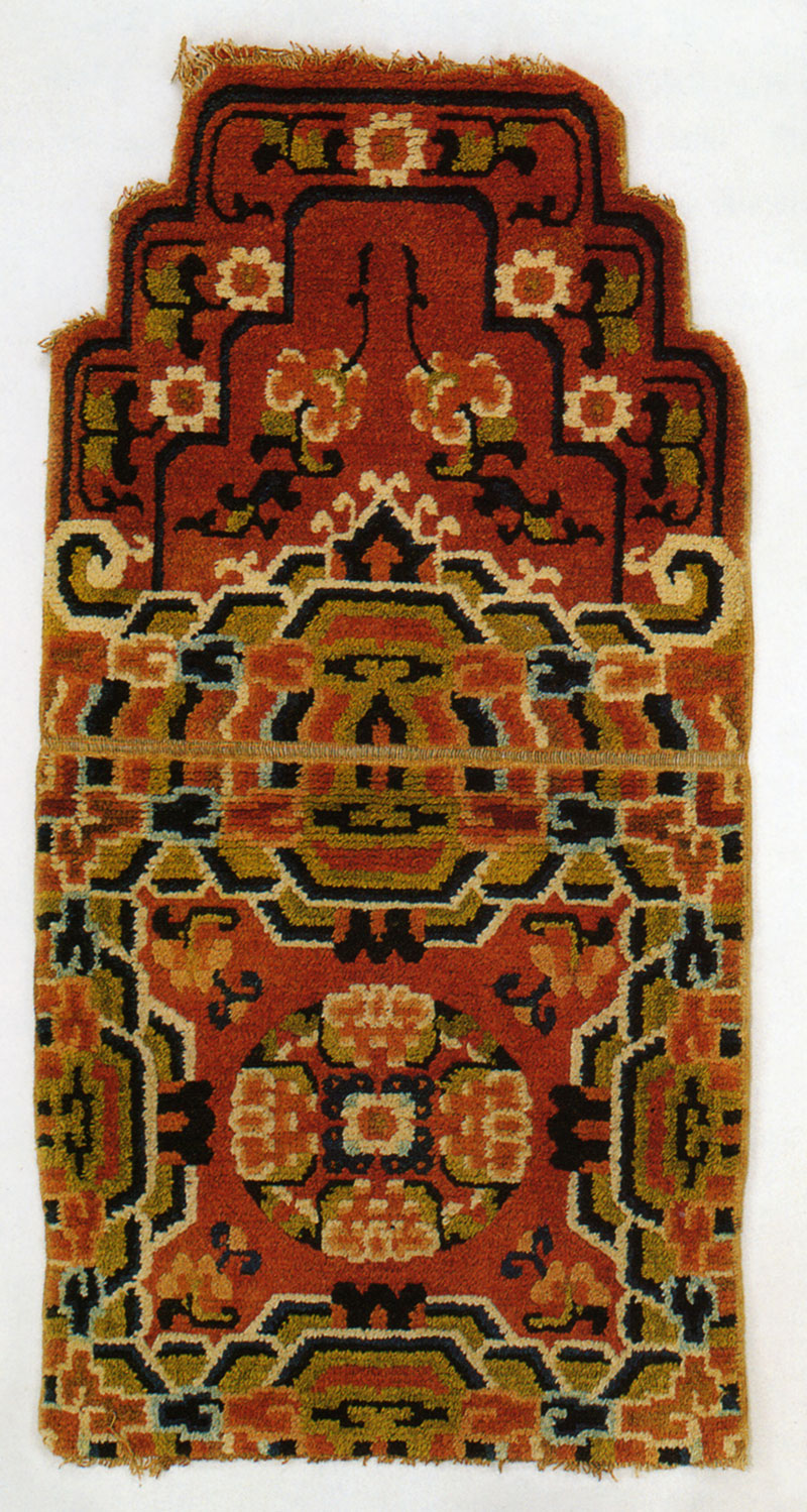 藏族毛织椅帔（二十世纪上半叶）
