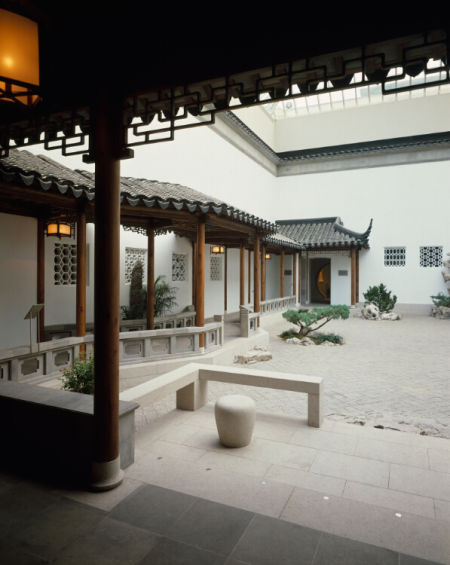 大都会博物馆中国馆的古典庭院“明轩”