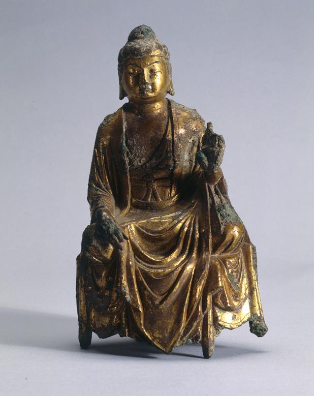 佛鎏金铜像
