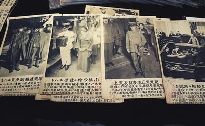 　这批史料包含众多日军内部照片。新京报记者 尹亚飞 摄