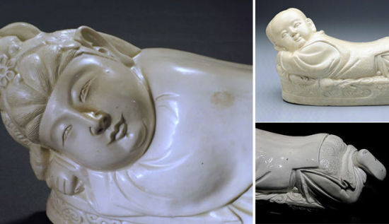 定窑美人枕  网络配图