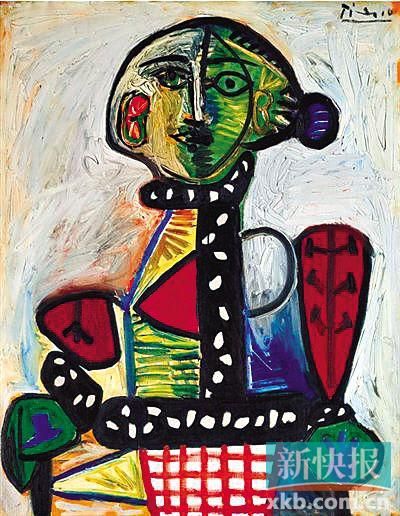 以2993万美元成交的毕加索《盘发髻女子坐像》。