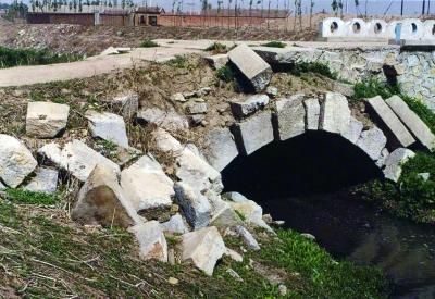 10年前　虹桥拱券的弧度完整清晰 摄 法制晚报记者 崔毅飞