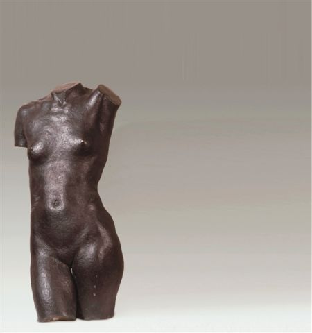 滑田友 出浴身段（中国美术馆藏） 雕塑 1943年