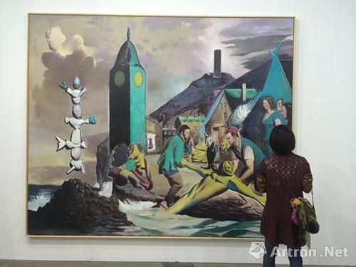 Neo Rauch  《Marina》  布面油画