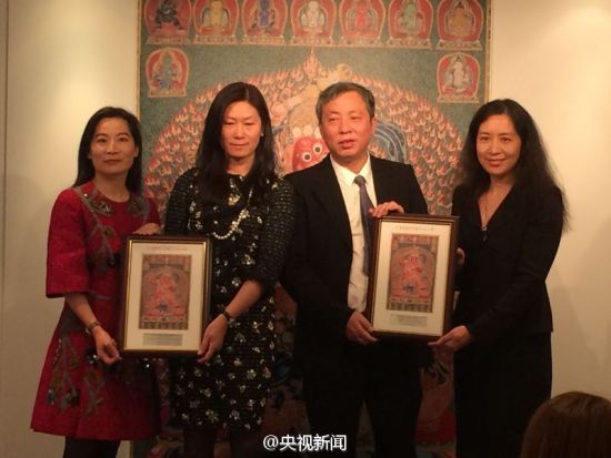 收藏家2.8亿拍回明朝唐卡