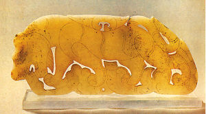 玉琥（汉代），现存于法国巴黎居美艺术馆