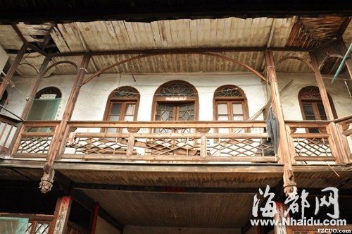 陈祺厝内的木楼走马廊