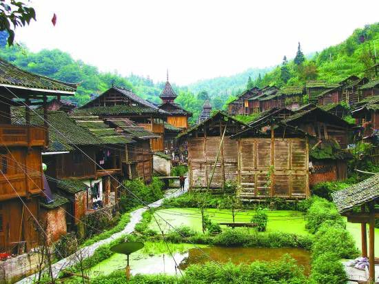 黔东南的侗寨 蒋肖斌/摄