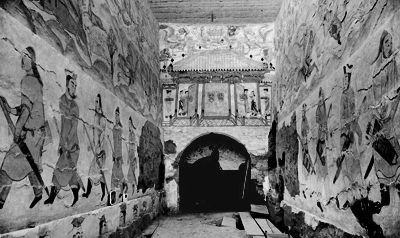 山西忻州市九原岗北朝壁画墓