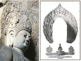 图6第3窟菩萨头冠数字拓片