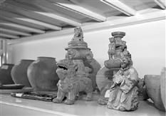 　缴获的部分文物。