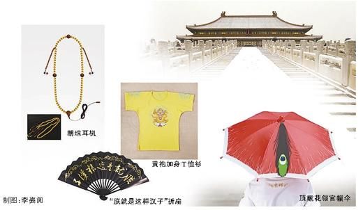 故宫文创产品脑洞大开 推黄袍加身T恤衫等