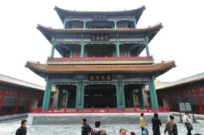 故宫畅音阁的三层戏台。图 东方IC