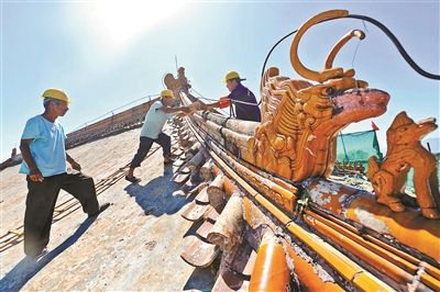 十三陵3000件文物年底搬家 每件文物将有量身订制的囊匣 新库房面积扩大10倍 消防设施配备氮气