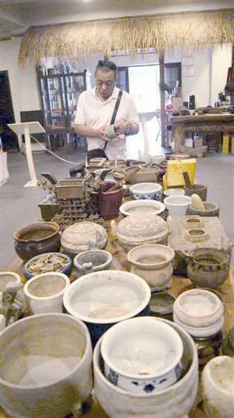 三亚民间收藏家收藏的物品。