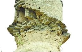 涧村风水塔局部