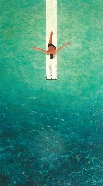 朱剑的作品《瞬间不是一个点》（系列之三）获得了今年艺术院校大学生年度提名展特别奖。