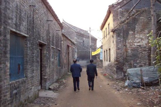 徐州新沂窑湾古镇未开发建设前的街景一角