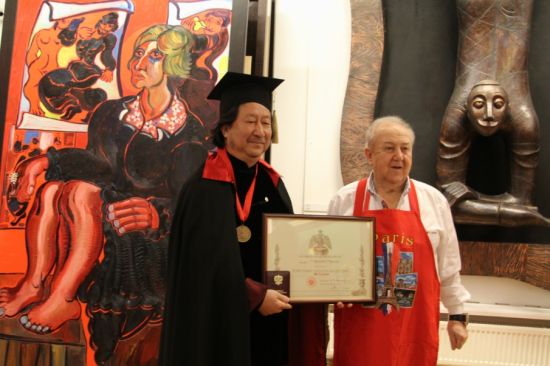 杨晓阳院长获颁俄罗斯艺术科学院荣誉院士称号