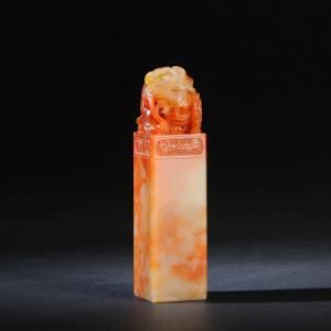 都成坑石 古兽方章