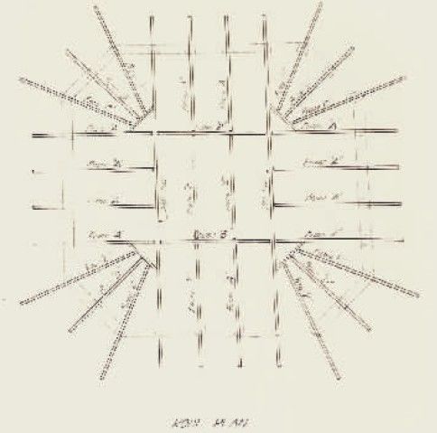 ▲ 武汉大学老图书馆屋顶设计图。图片来源网络