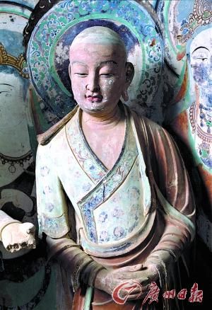 莫高窟第45窟阿难(盛唐)。吴健 摄