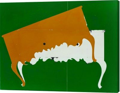 冷广敏 《骑云》 布面丙烯综合材料 120×160厘米 2012年