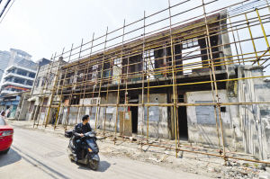 民国建筑大板巷75号现状。