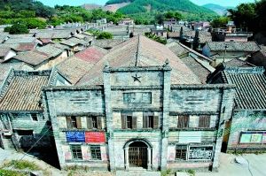 佛冈上岳古民居建筑群。