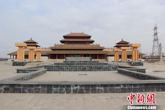 规模宏大的羑里书院据文物部门介绍，没有上报审批手续。侯伟胜　摄