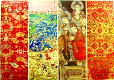 成都蜀锦织绣博物馆收藏的蜀锦