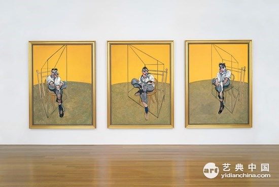 弗兰西斯·培根 卢西恩·弗洛伊德三习作 1969