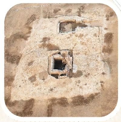 高空拍摄的墓地全景。新华社发