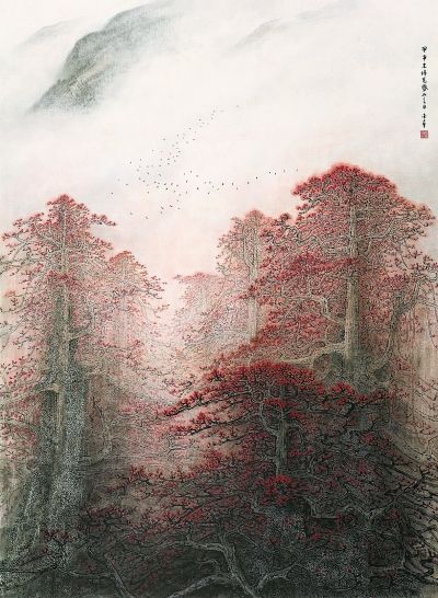 报春图（中国画） 陈金章