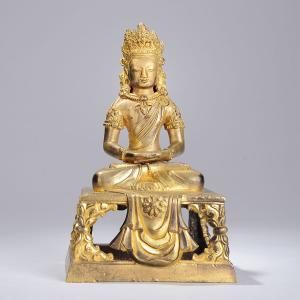 清代 无量寿佛  第18届海峡艺术品交流会