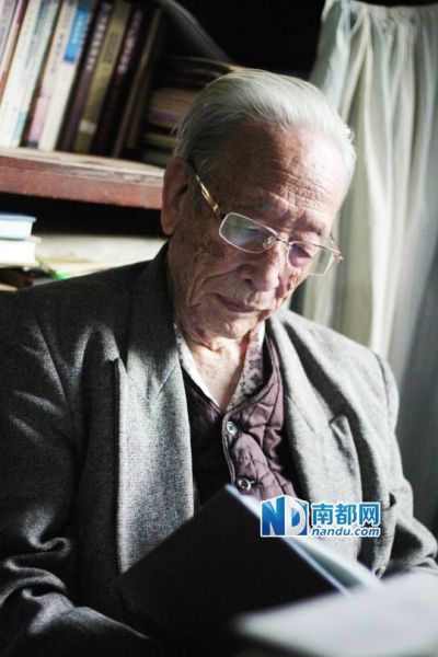 著名文物专家谢辰生。 南都记者 刘佳 摄