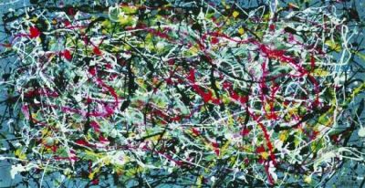 钱培琛仿作的波洛克作品《无题》