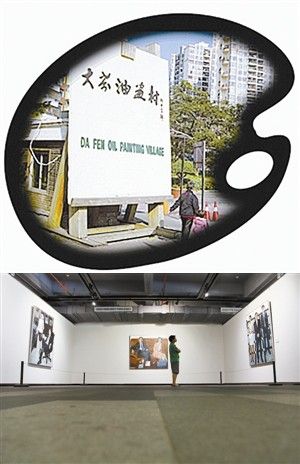 文博会大芬村分会场举行的中国当代油画名家邀请展。 （本版图片均为晶报资料图）