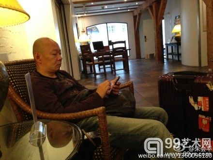 岳敏君在哥本哈根