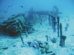 巡查中发现的近代沉船