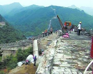 西水峪长城启动恢复性修缮