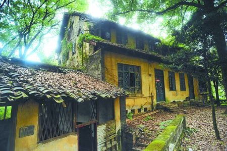 位于南山的于右任故居  记者 李化 摄