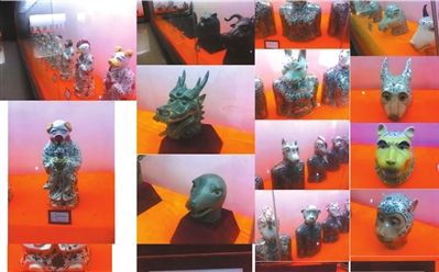 冀宝斋内的展品。视频截图