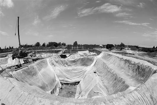 楚天都市报讯 图为：叶家山墓群发掘现场 见习记者姚品摄