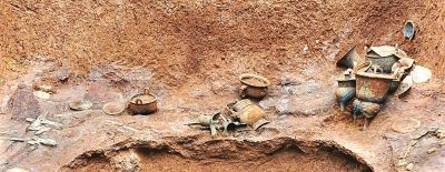 出土文物。（资料图片）