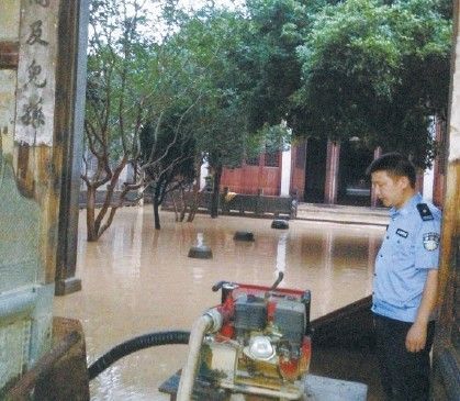 文保“大熊猫”呈坎古村被淹