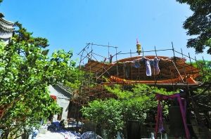 潭柘寺楞严坛 月底重建完工