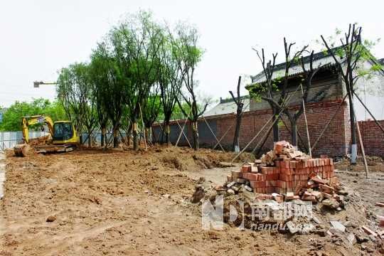 杨增新的文保房已成空地一片。